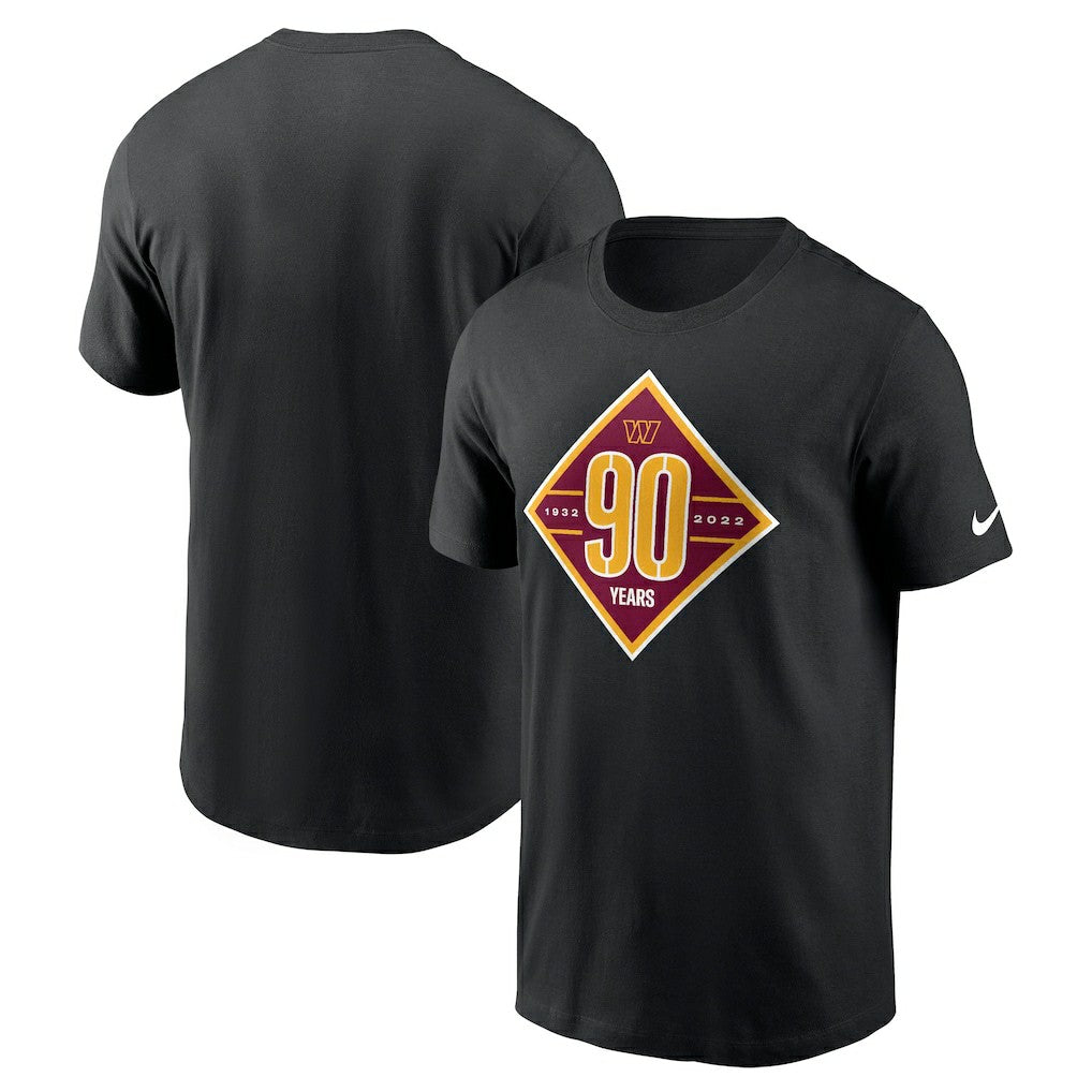 Washington Commanders 90th Anniversary T-Shirt - Black - Nike