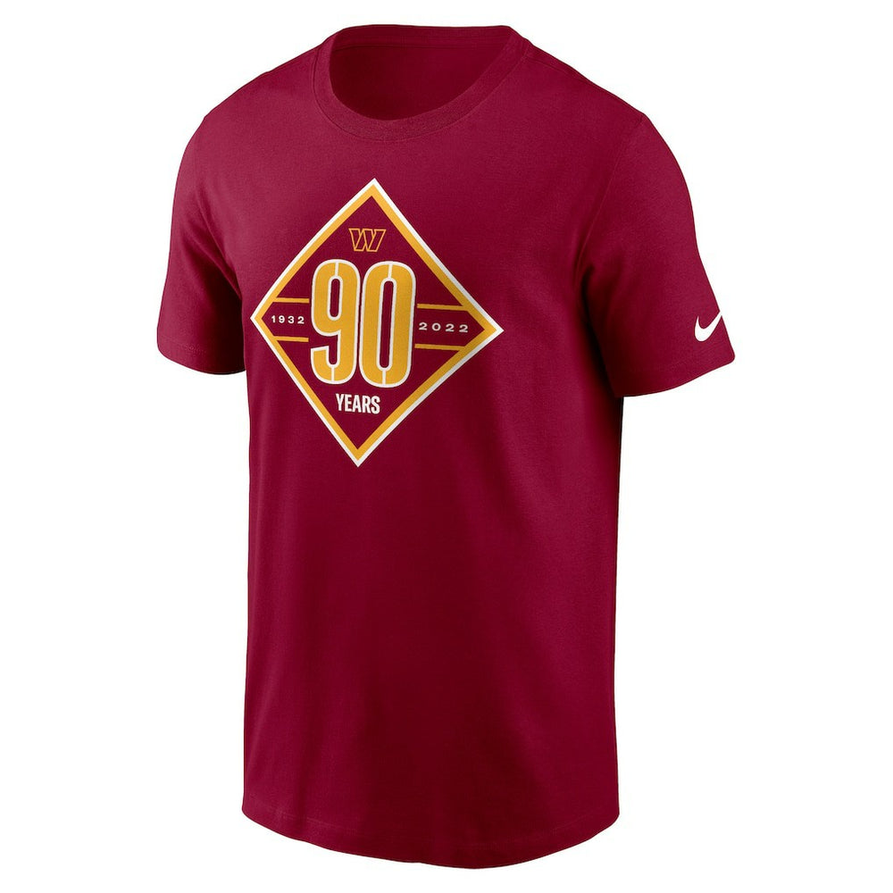Washington Commanders 90th Anniversary T-Shirt - Burgundy - Nike