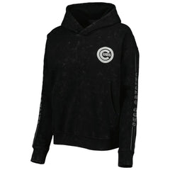 Chicago Cubs The Wild Collective Women's Marble Pullover Hoodie for sale