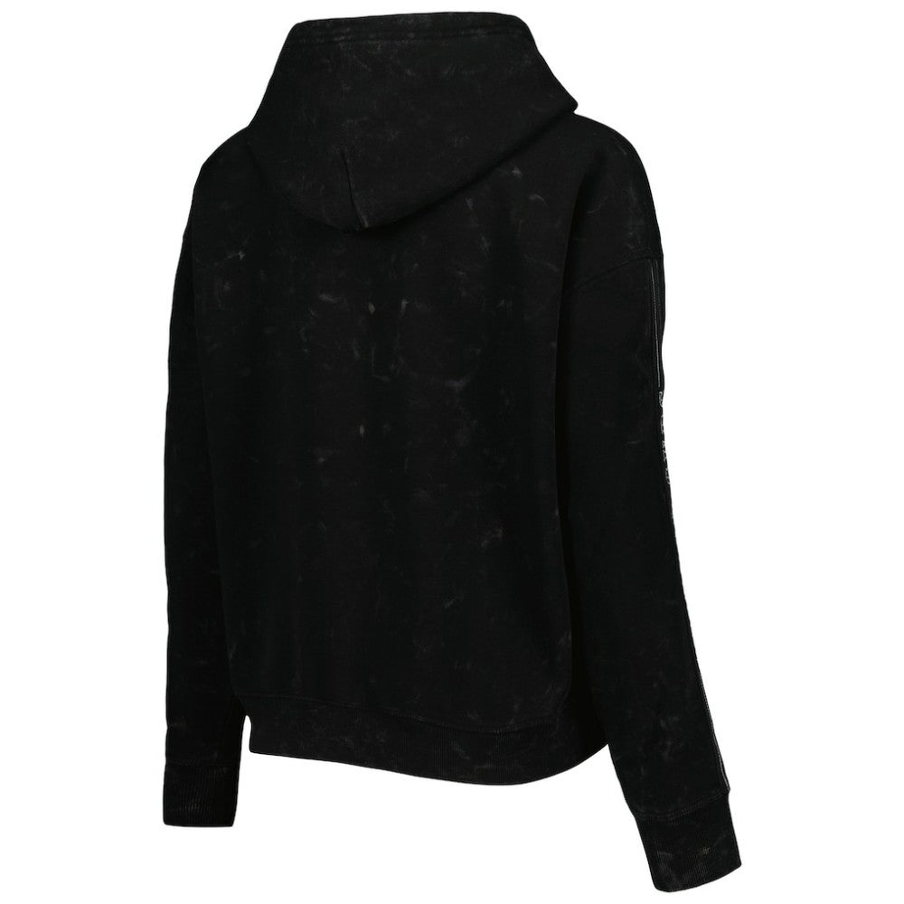 Chicago Cubs The Wild Collective Women's Marble Pullover Hoodie for sale