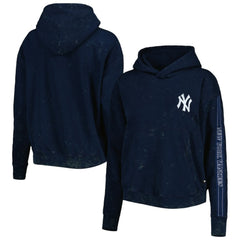 New York Yankees The Wild Collective Women's Marble Pullover Hoodie Online