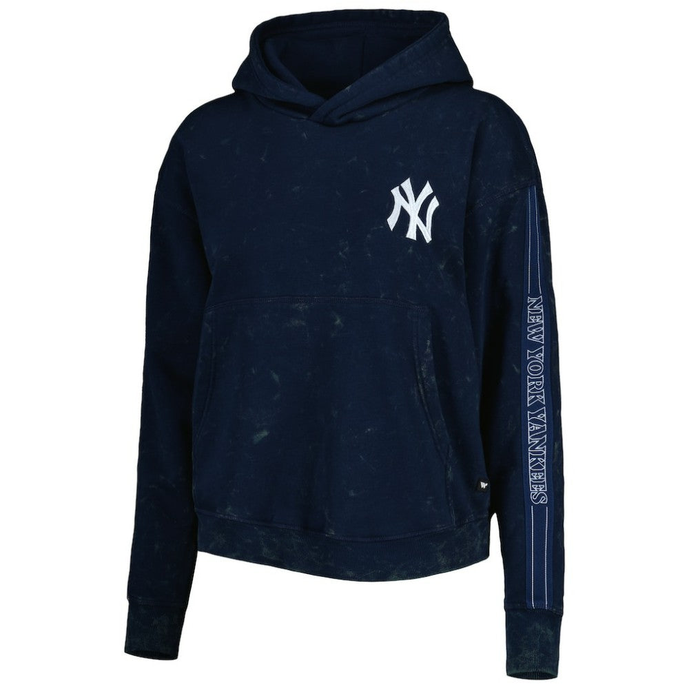New York Yankees The Wild Collective Women's Marble Pullover Hoodie Online