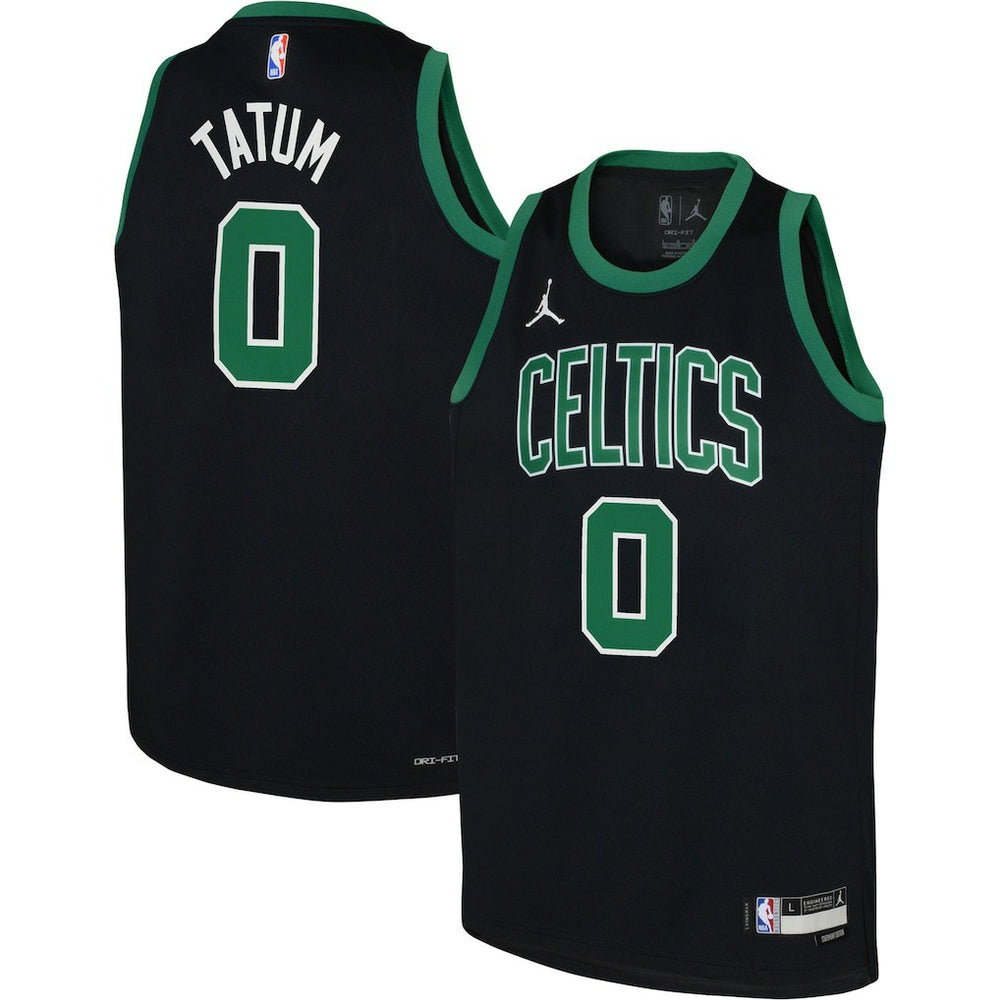 Jayson Tatum Boston Celtics Jordan Brand Youth Swingman Jersey Statement Edition Black