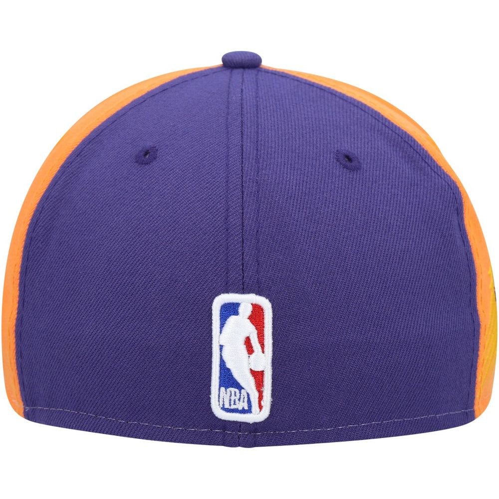 New Era Phoenix Suns Back Half 9FIFTY Fitted Hat White/Purple
