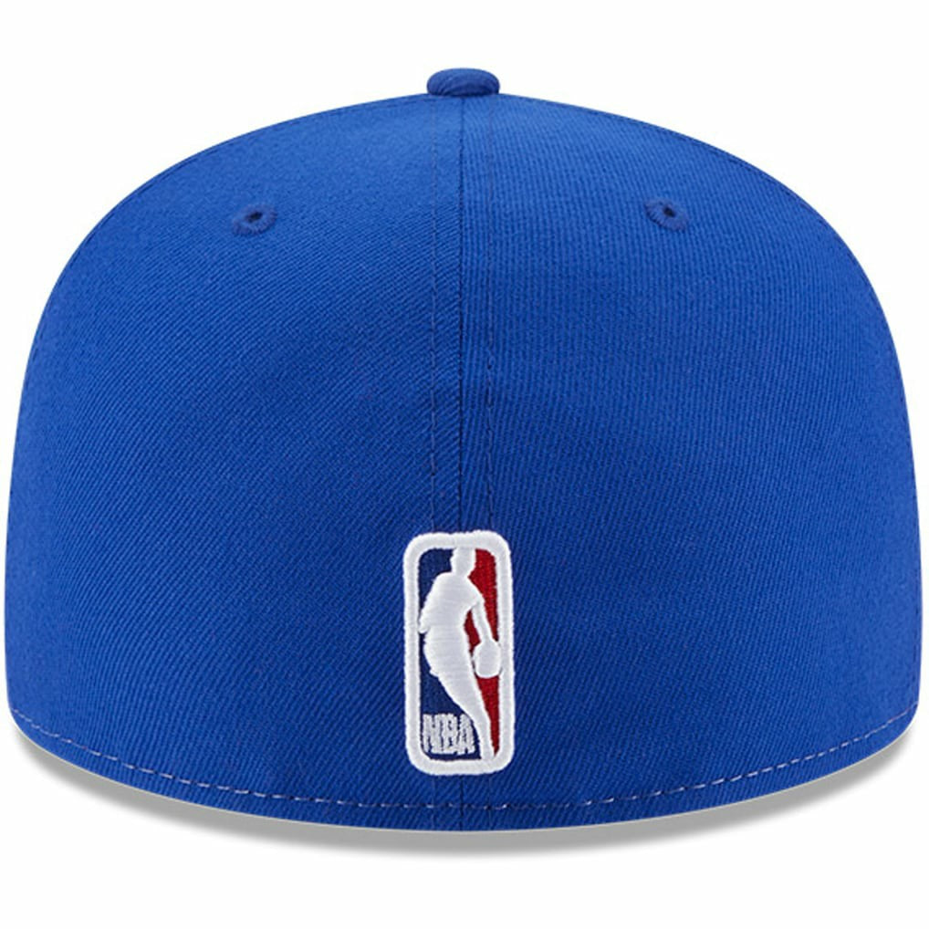 New Era Philadelphia 76ers Back Half 9FIFTY Fitted Hat White/Royal