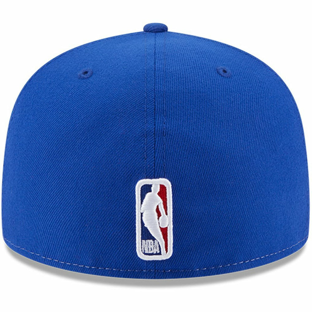 New Era Philadelphia 76ers Back Half 9FIFTY Fitted Hat White/Royal