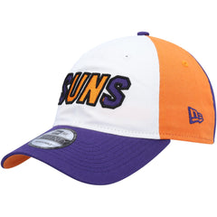 New Era Phoenix Suns Back Half 9TWENTY Adjustable Hat White/Purple