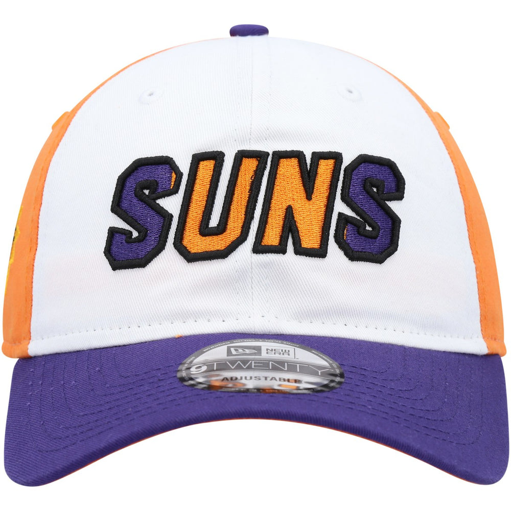 New Era Phoenix Suns Back Half 9TWENTY Adjustable Hat White/Purple
