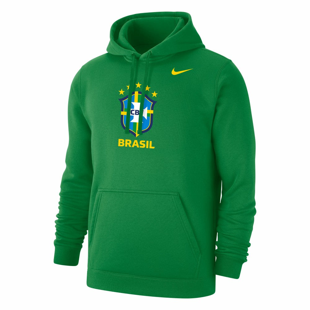 Nike - Brazil National Team Club Primary Pullover Hoodie - Green