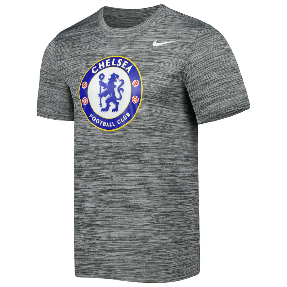 Nike - Chelsea Primary Logo Velocity Legend Performance T-Shirt - Heather Gray