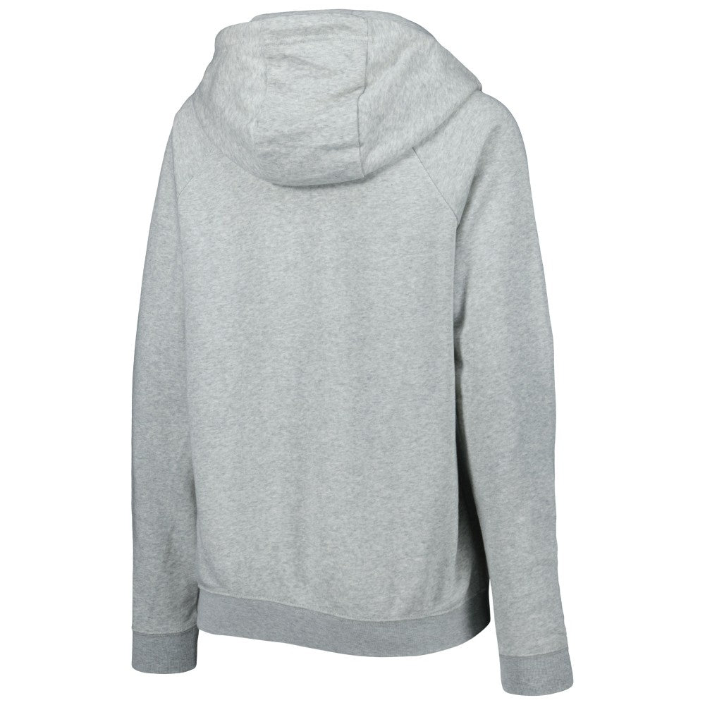 Nike - England National Team Women's Lockup Varsity Fleece Raglan Pullover Hoodie - Heather Gray