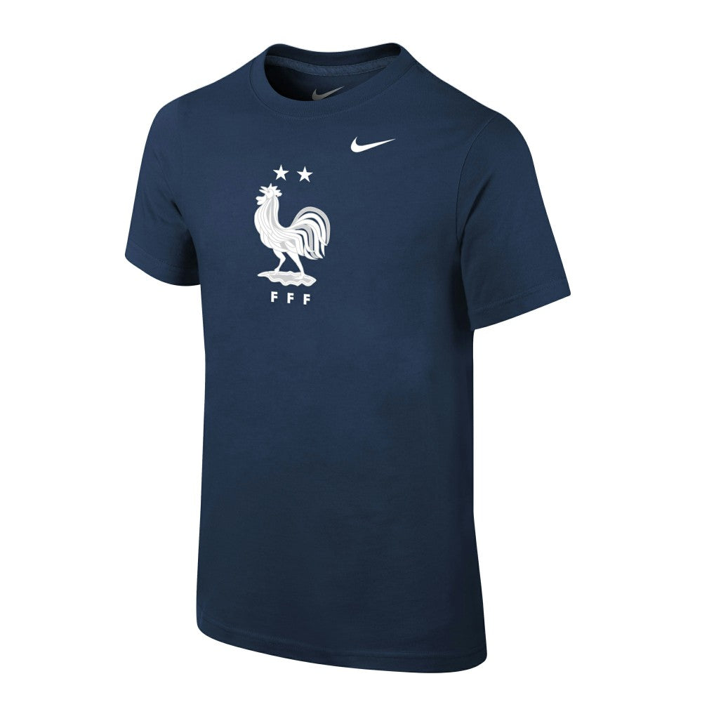 Nike - France National Team Youth Core Team T-Shirt - Navy