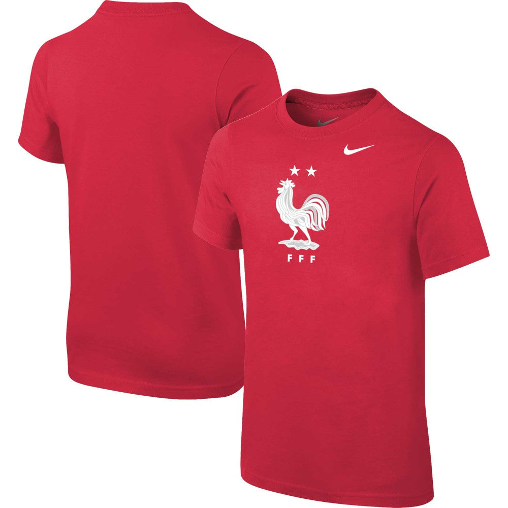 Nike - France National Team Youth Core Team T-Shirt - Red