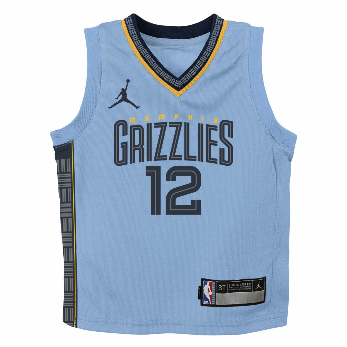 Ja Morant Memphis Grizzlies Jordan Brand Preschool 2022/23 Statement Edition Jersey Light Blue