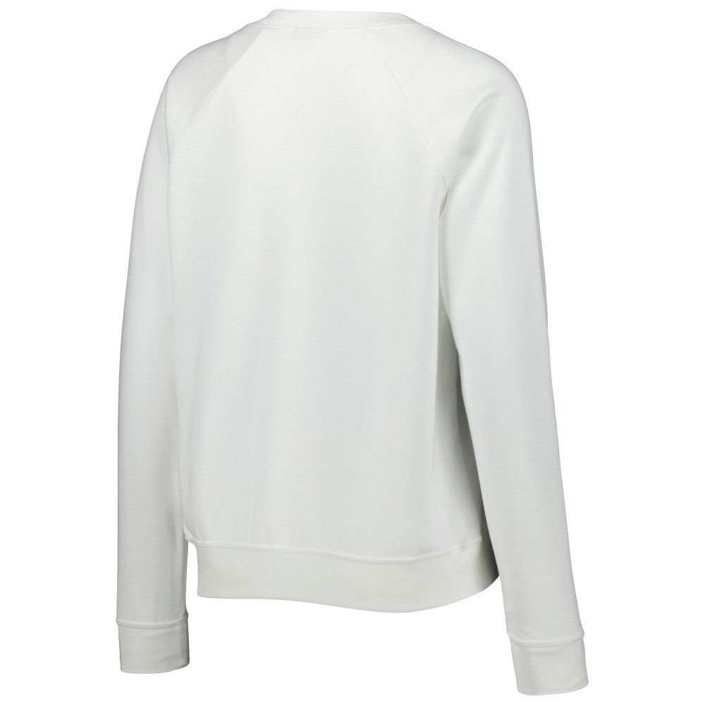 Nike - Brazil National Team Women's Lockup Varsity Tri-Blend Raglan Pullover Sweatshirt - White