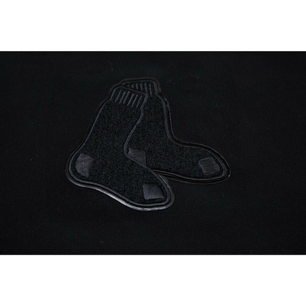 Boston Red Sox Pro Standard Women's Triple Black Cropped Pullover Hoodie Discount
