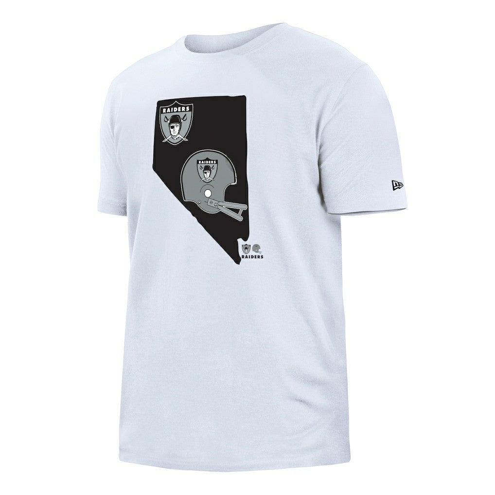 Las Vegas Raiders New Era Gameday State T-Shirt - White - NFL