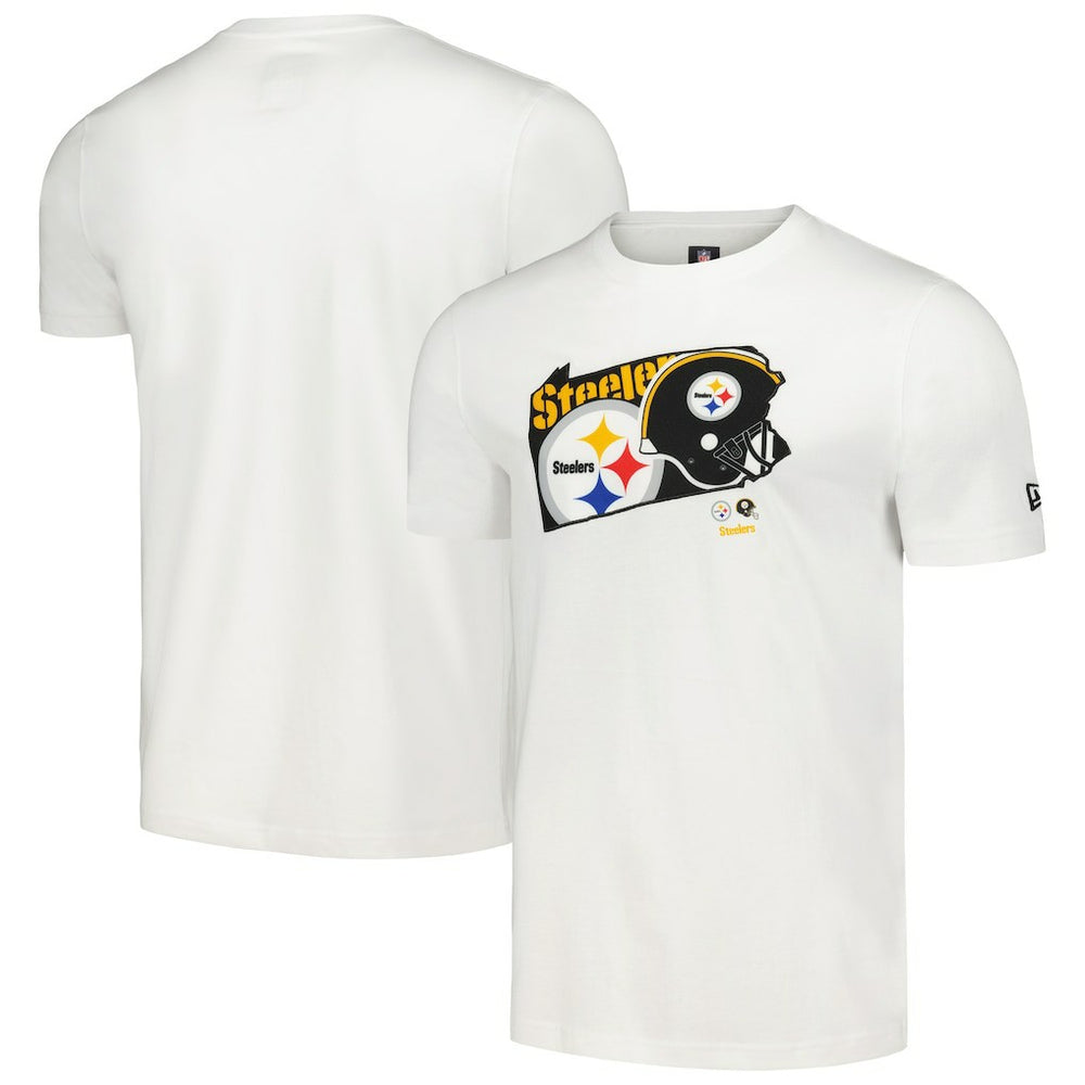 Pittsburgh Steelers New Era Gameday State T-Shirt - White - NFL
