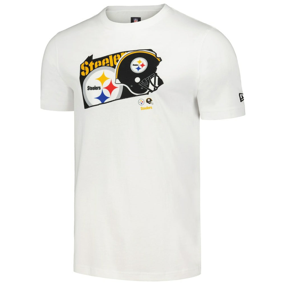 Pittsburgh Steelers New Era Gameday State T-Shirt - White - NFL