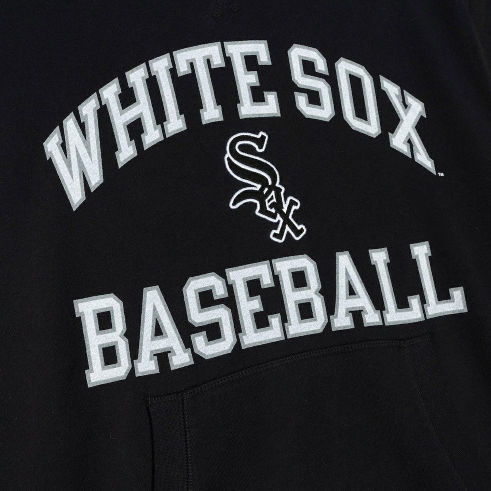 Chicago White Sox Mitchell & Ness Cooperstown Collection Washed Fleece Pullover Short Sleeve Hoodie Online