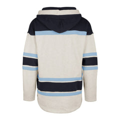 Seattle Kraken '47 Rockaway Lace-Up Pullover Hoodie - Oatmeal | 47 brand Clearance