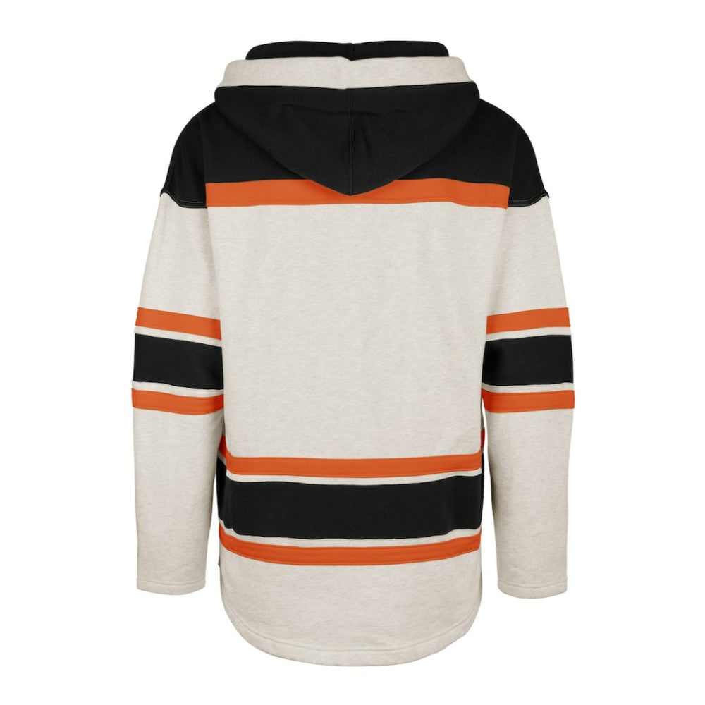 Philadelphia Flyers '47 Rockaway Lace-Up Pullover Hoodie - Oatmeal | 47 brand near me
