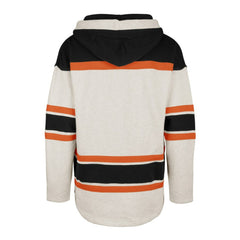 Philadelphia Flyers '47 Rockaway Lace-Up Pullover Hoodie - Oatmeal | 47 brand near me