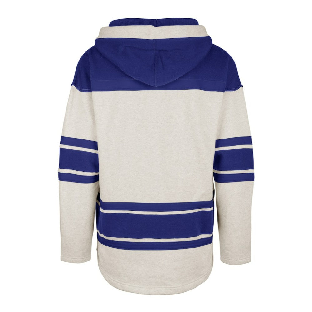 Toronto Maple Leafs '47 Rockaway Lace-Up Pullover Hoodie - Oatmeal | 47 brand discount