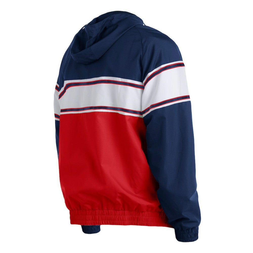 Boston Red Sox New Era Ripstop Raglan Quarter-Zip Hoodie for sale