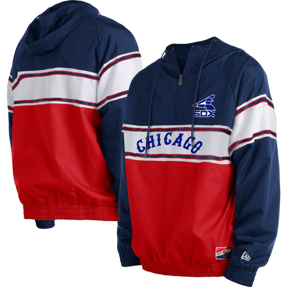 Chicago White Sox New Era Ripstop Raglan Quarter-Zip Hoodie Online