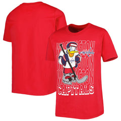 Washington Capitals Youth Disney Donald Duck Three-Peat T-Shirt - Red | NHL discount