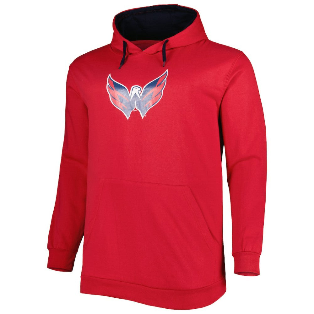 Washington Capitals Big & Tall Fleece Pullover Hoodie - Red | NHL discount