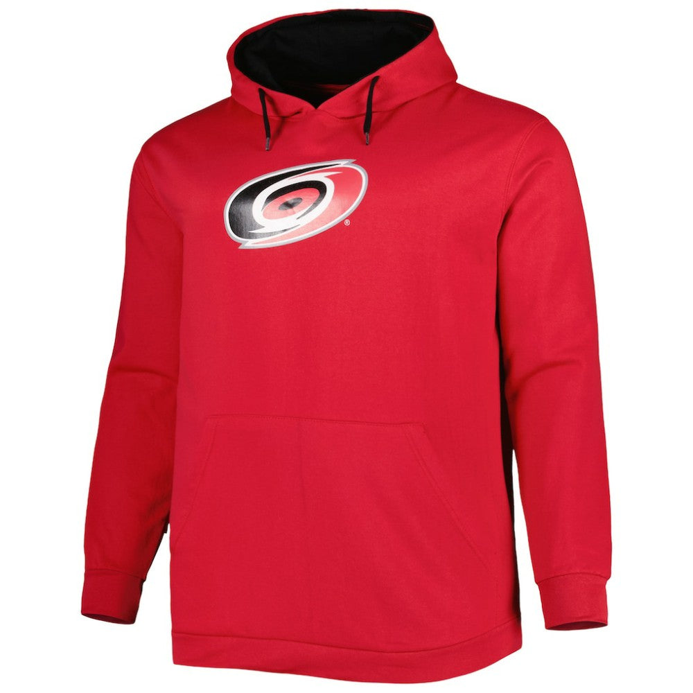 Carolina Hurricanes Big & Tall Fleece Pullover Hoodie - Red | NHL Lifestyle