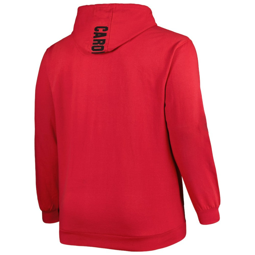 Carolina Hurricanes Big & Tall Fleece Pullover Hoodie - Red | NHL Lifestyle