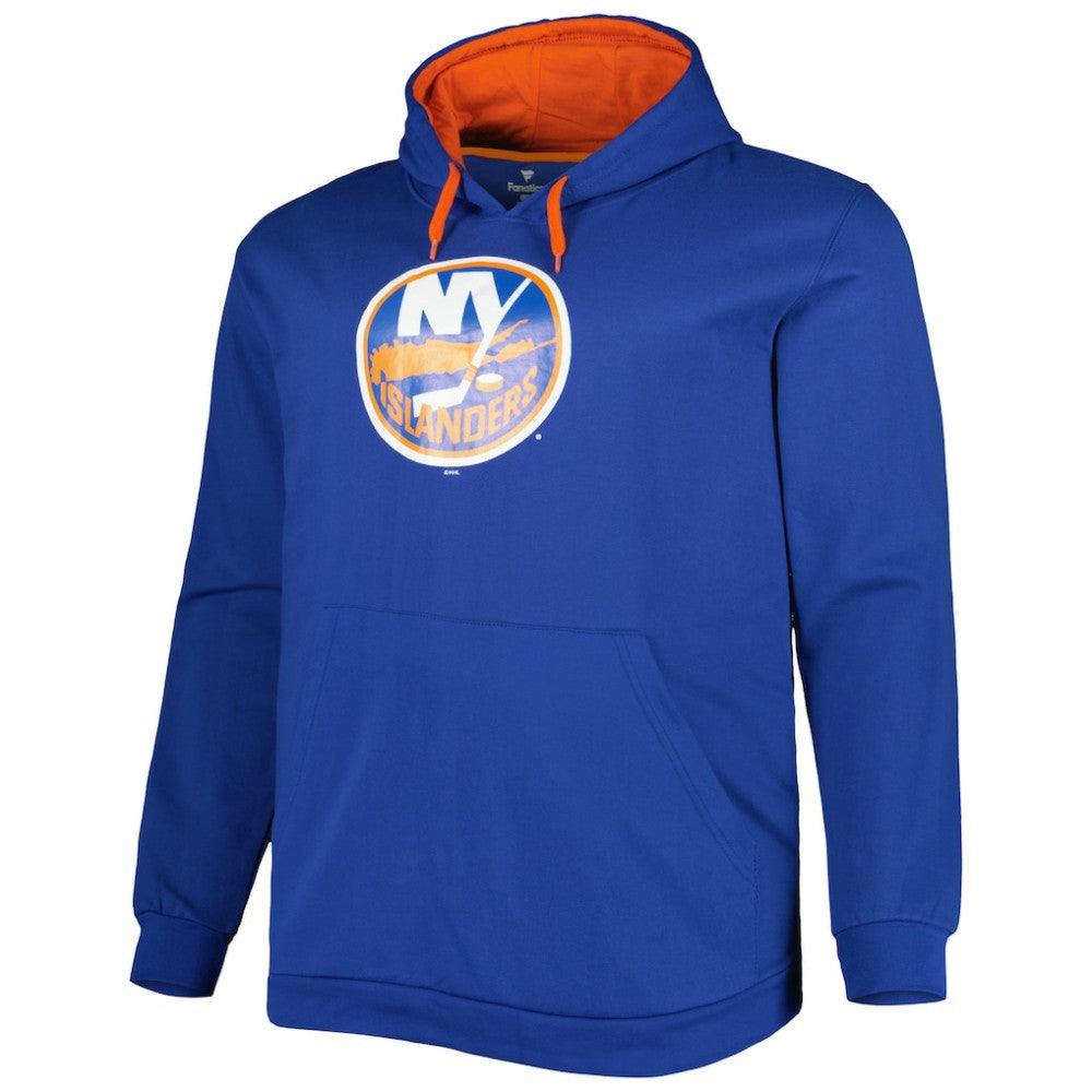 New York Islanders Big & Tall Fleece Pullover Hoodie - Royal | NHL Clearance