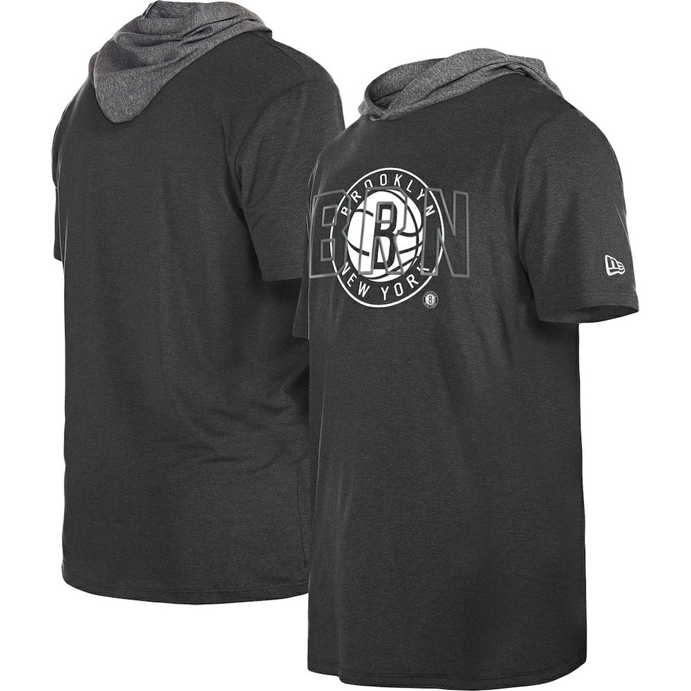 New Era Brooklyn Nets Active Hoodie T-Shirt Black