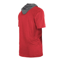 New Era Chicago Bulls Active Hoodie T-Shirt Heather Red