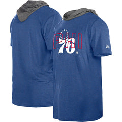 New Era Philadelphia 76ers Active Hoodie T-Shirt Royal