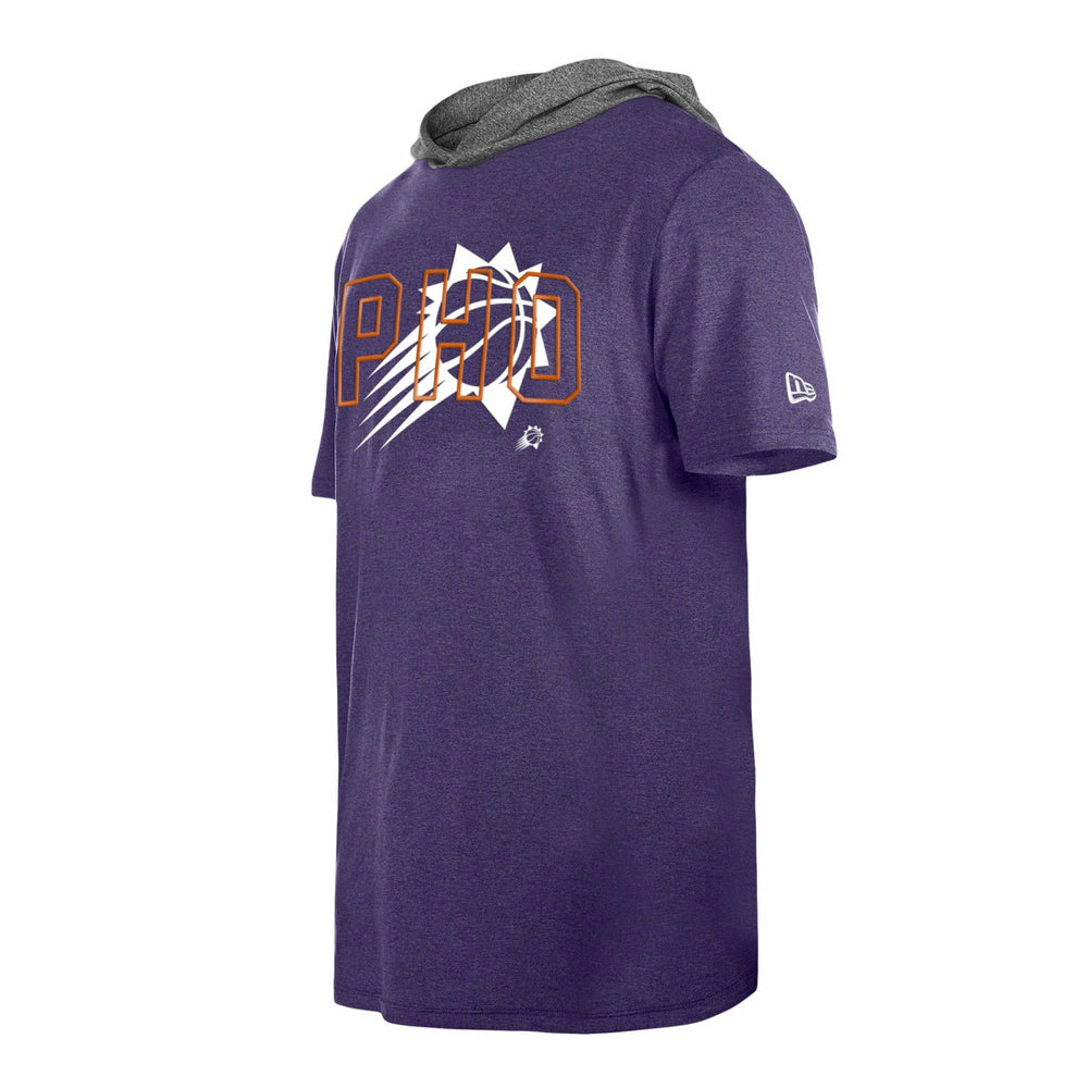 New Era Phoenix Suns Active Hoodie T-Shirt Purple