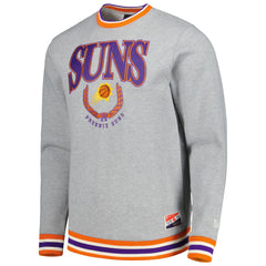 New Era Phoenix Suns Unisex Vintage Throwback Crew Sweatshirt Heather Gray