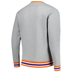 New Era Phoenix Suns Unisex Vintage Throwback Crew Sweatshirt Heather Gray