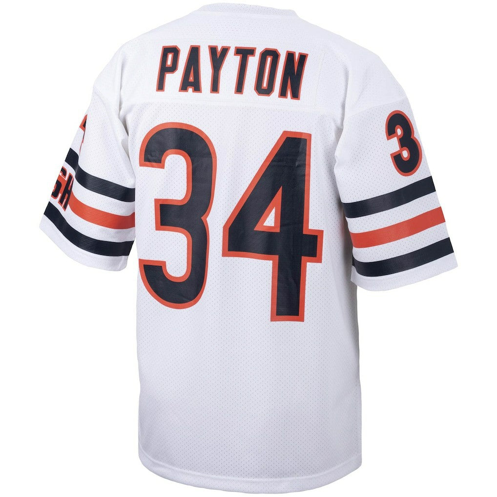 Walter Payton Chicago Bears Big & Tall 1985 Retired Player Replica Jersey - White - Mitchell & Ness