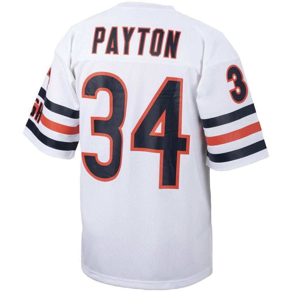 Walter Payton Chicago Bears Big & Tall 1985 Retired Player Replica Jersey - White - Mitchell & Ness