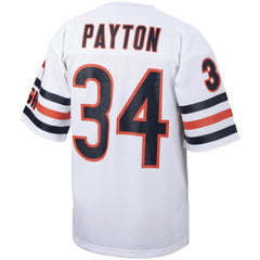 Walter Payton Chicago Bears Big & Tall 1985 Retired Player Replica Jersey - White - Mitchell & Ness