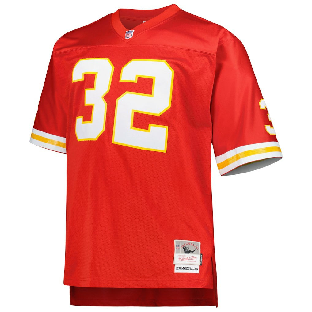 Marcus Allen Kansas City Chiefs Big & Tall 1994 Retired Player Replica Jersey - Red - Mitchell & Ness