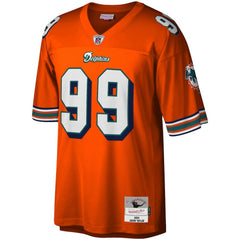 Jason Taylor Miami Dolphins Big & Tall 2004 Retired Player Replica Jersey - Orange - Mitchell & Ness
