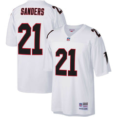 Deion Sanders Atlanta Falcons Big & Tall 1992 Retired Player Replica Jersey - White - Mitchell & Ness