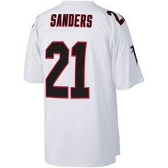 Deion Sanders Atlanta Falcons Big & Tall 1992 Retired Player Replica Jersey - White - Mitchell & Ness