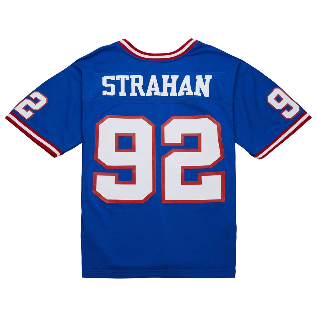 Michael Strahan New York Giants Big & Tall 1993 Retired Player Replica Jersey - Royal - Mitchell & Ness