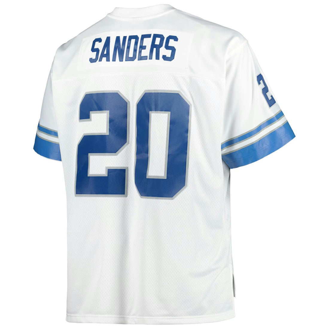 Barry Sanders Detroit Lions Big & Tall 1996 Retired Player Replica Jersey - White - Mitchell & Ness